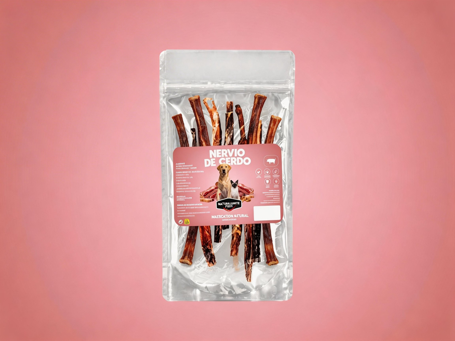 Masticación Perro y Gato - Nervio de Cerdo (10 unidades) - Packs