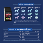 Pienso natural grain free perro mediano pequeño Ternera Angus con zanahoria, judías verdes, coliflor tomate y calabacín Naturalmente Feliz Guía de alimentación