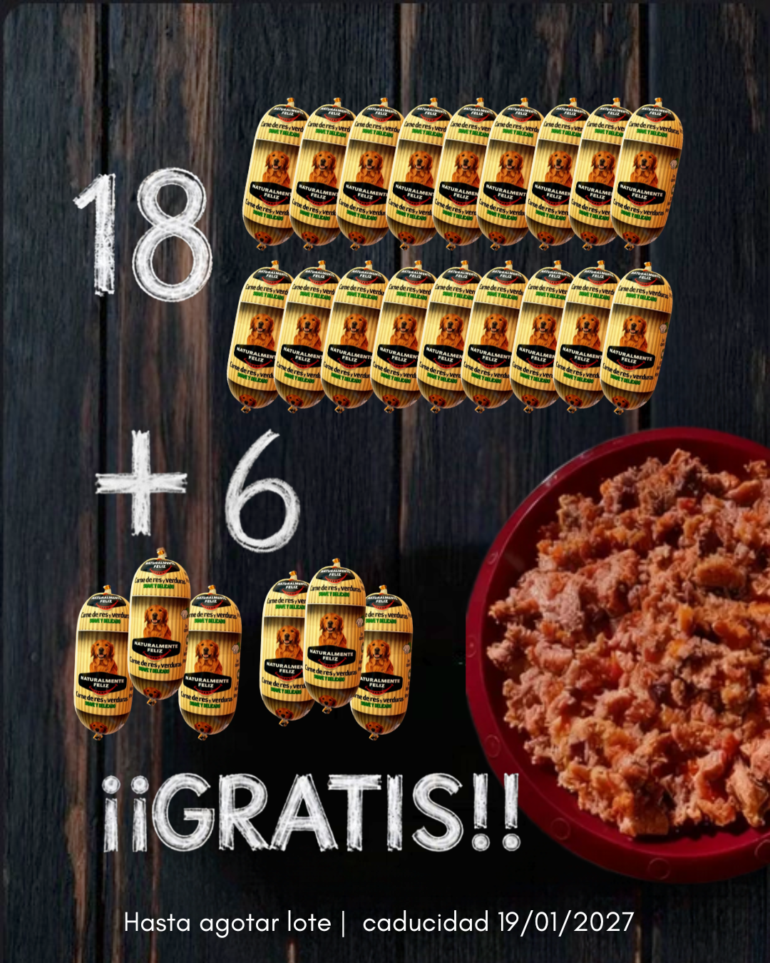 Super Promoción 18 + 6 Salchichas de ternera